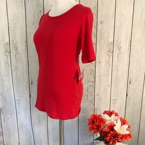 LuLaRoe Size XS GiGi Red Short Sleeve Shirt